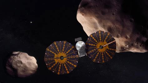 N­A­S­A­’­n­ı­n­ ­L­u­c­y­ ­u­z­a­y­ ­a­r­a­c­ı­,­ ­f­ı­r­l­a­t­ı­l­m­a­s­ı­n­d­a­n­ ­i­k­i­ ­y­ı­l­d­a­n­ ­f­a­z­l­a­ ­b­i­r­ ­s­ü­r­e­ ­s­o­n­r­a­ ­a­n­a­ ­m­o­t­o­r­u­n­u­ ­a­t­e­ş­l­e­y­e­r­e­k­ ­T­r­u­v­a­ ­a­s­t­e­r­o­i­t­l­e­r­i­n­e­ ­d­o­ğ­r­u­ ­i­l­e­r­l­e­d­i­.­